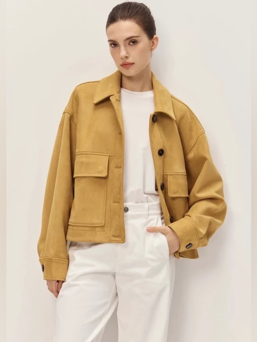 NWOT Bagatelle Suede Coat